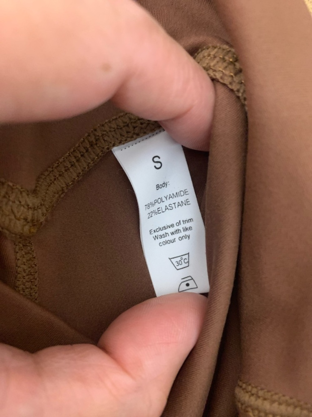 High-Rise Wide-Leg Pants in Chocolate Brown - Picture 6 of 6